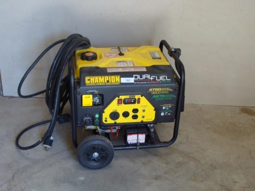 CHAMPION Dual Fuel Generator