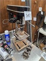 Table top drill press w/ vise