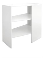 3 shelf closet Corner Base Organizer White 31.75"