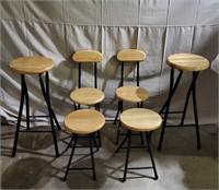 6pc Foldable Stools