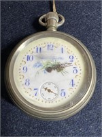 Porcelain American Waltham Pocket Watch Co