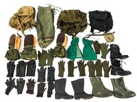 COLD WAR US SPECIAL FORCES BOOTS & FIELD GEAR LOT
