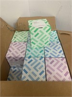 (18) Assorted Color Boxes of Tissues