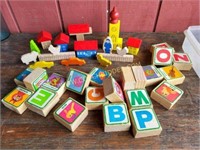Sesame Street A, B, C Blocks & Wood Toys