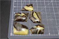 Septarian cabochons, Utah, 3.0 oz