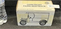 DIE CAST OPEN FRONT PANEL TRUCK COIN BANK