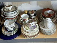 Collection of Porcelain Plates & Cups