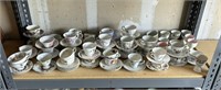 Collection of Teacup & Saucer Sets