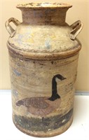 Large Vintage Dairy Container