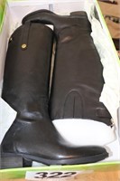 Sam Edelman Black Leather Tall Boots (Size 6)
