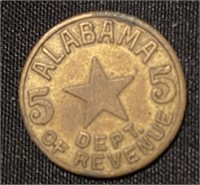 Vintage Alabama Sales Tax Token