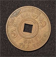 Vintage Mississippi Sales Tax Token