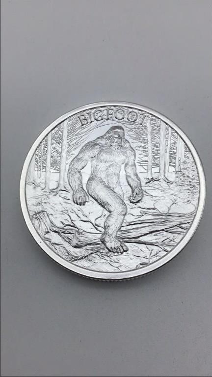 1 1/2 Ounces .999 Fine Silver “Bigfoot”
