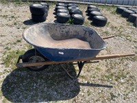 Metal Wheel Barrel