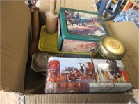 Vintage tins and more
