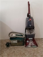 Hoover Carpet Cleaner & Bissell Little Green Mac.