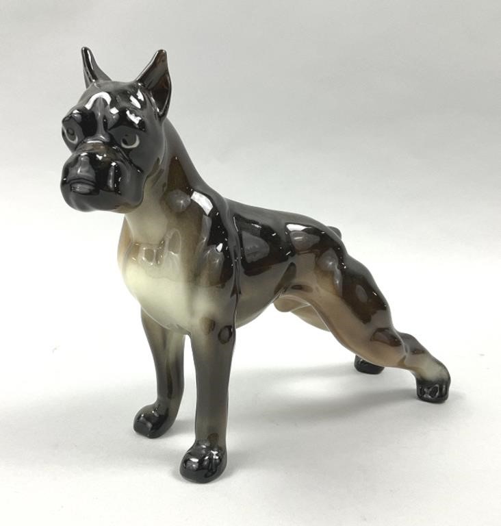 Robert Simmons Baron Boxer Dog Figurine.