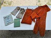 Welding Clothes, Gloves, Arc Welding Book