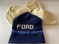 Vintage Knit Caps Hats Ford Options Cable Knit