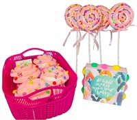 Cute Cupcake and Lollipop Party Decor