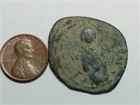 OF) Large ancient Roman coin
