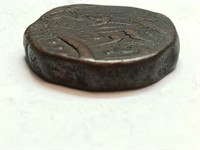OF) Thick ancient Roman coin
