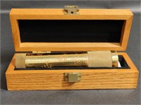 Knight Lite Brass Executive Light in Wood Case