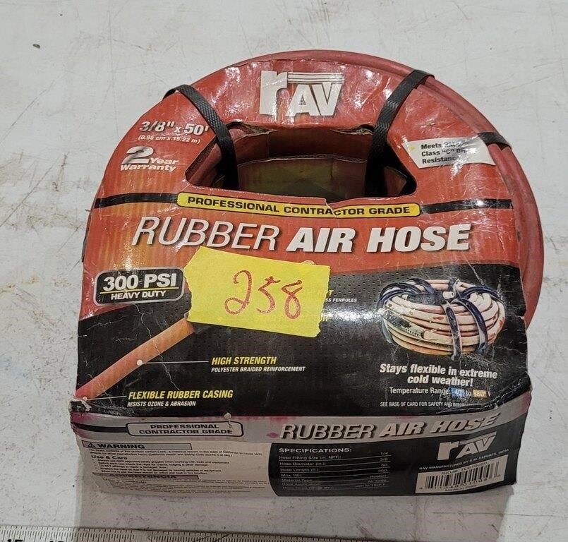 50 ft rubber air hose