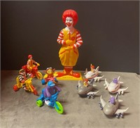 2 Sets Happy Meal Toys & 9” Ronald Multi-Toy