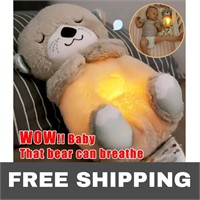 NEW Baby Breath Baby Bear Soothes Otter Plush Toy
