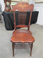 Lovely Old Colonial Revival Side Chair w/ Mother o