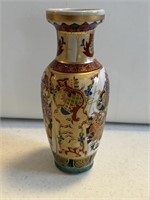 Asian Clay porcelain vase - measures 8”