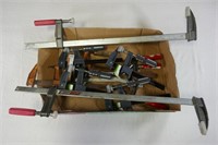 BOX OF BAR CLAMPS