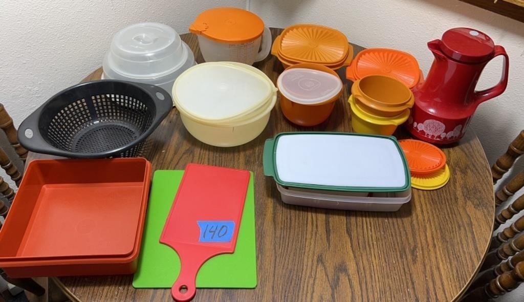 Tupperware, cutting boards, microwave plastic