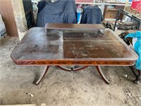 Big antique Dining Table with Leaf