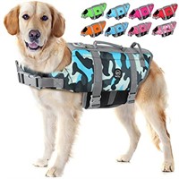 EMUST Dog Life Vests, Adjustable Dog Life Jacket