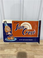 Sun Crest 2 sided flanged sign