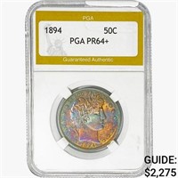 1894 Barber Half Dollar PGA PR64+