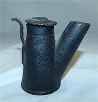 Antique Teapot Oil Wick Coal Miners Cap Lamp