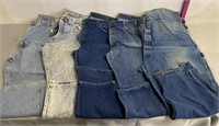 4 Denim Jeans & Overalls Various Sizes
