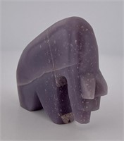 Bryston Bowannie Zuni Carved Stone Bear Fetish