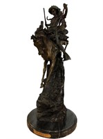 "The Desperado" Bronze Statue by CARL KAUBA