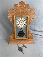 Oak Gingerbread Clock