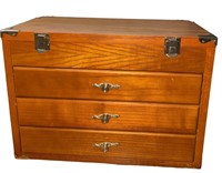 Solid Wood Utility/Jewelry Chest
