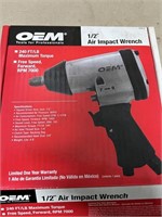 OEM 1/2" Impact Gun, air, NIB