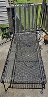 Outdoor Wrought Iron Chaise