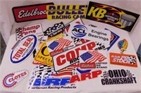 Vintage racing decals