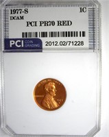 1977-S Cent PR70 DCAM RD LISTS $1800