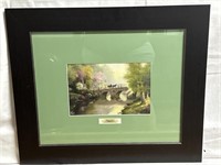 Thomas Kinkade Litho “Hometown Bridge” - 25.5” x