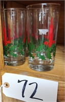 (4) Christmas Tumblers